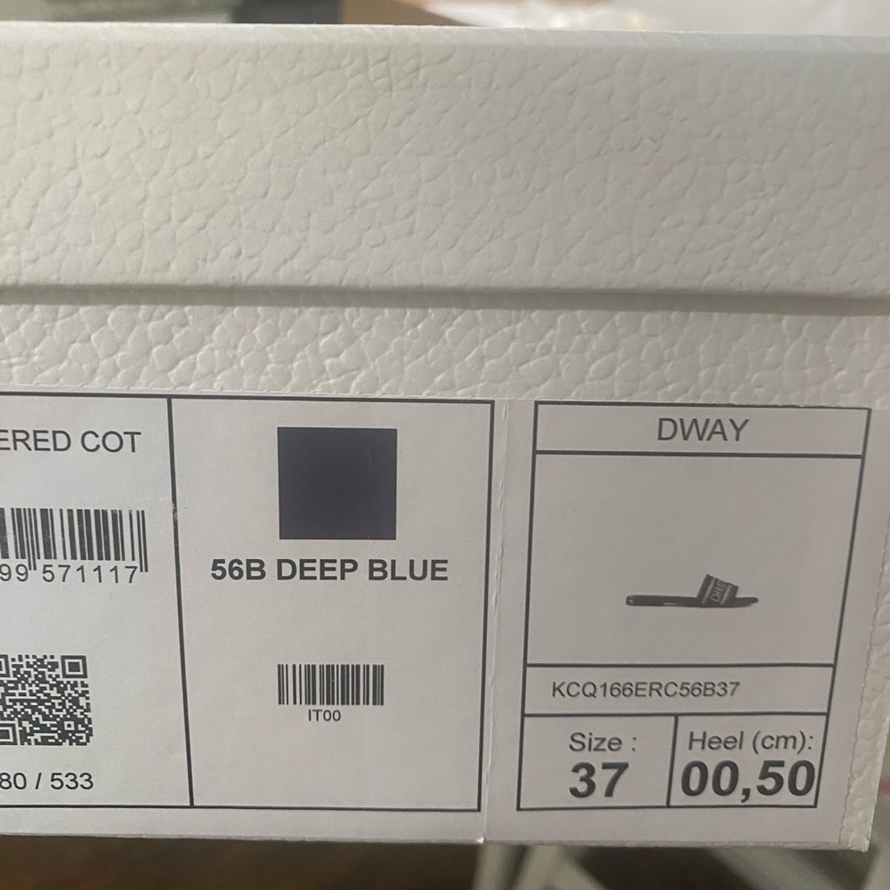 Dior Dway slides (Deep Blue) - Picture 3 of 4